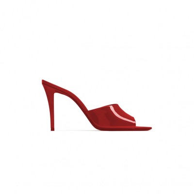 YSL ROMY MULES IN PATENT LEATHER 806669